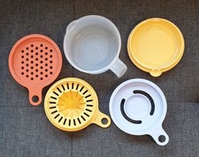 Tupperware Küchenperle Prep Master Zitruspresse Ei-Trenner Reibe 5 in 1 NEU OVP