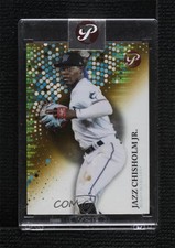 2022 Topps Pristine Gold Pristine Pulsar Refractor /50 Jazz Chisholm Jr #114 0c6