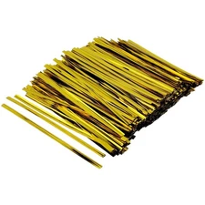 Metal Twist Ties 4 Inches Twist Straps for Bread Bags Candy Bags Halloween Party