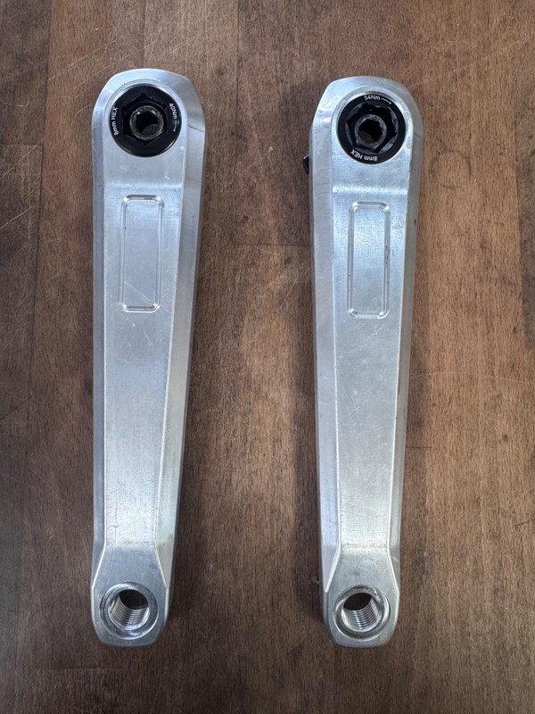 MTB Crank Arms 3bolt 175mm BB30/DUB PROTOTYPE Not Anodized Not branded Rare
