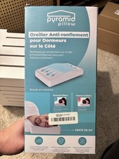 Ergonomic Side Sleeper Memory Foam Anti-Snoring Pillow with Washable Cover