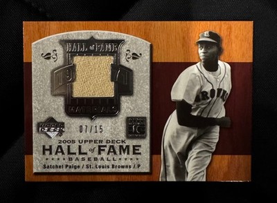 2005 Upper Deck Hall of Fame Materials Satchel Paige Game Used Pants /15