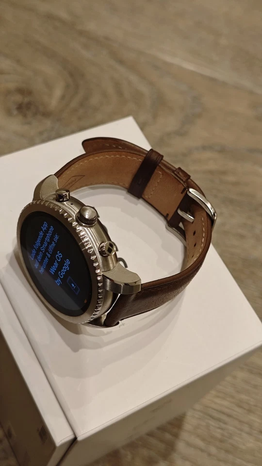 Fossil Smart Watch Q Explorist 3.Gen Leder Armband Braun - Sehr guter Zustand - Bild 3 von 4