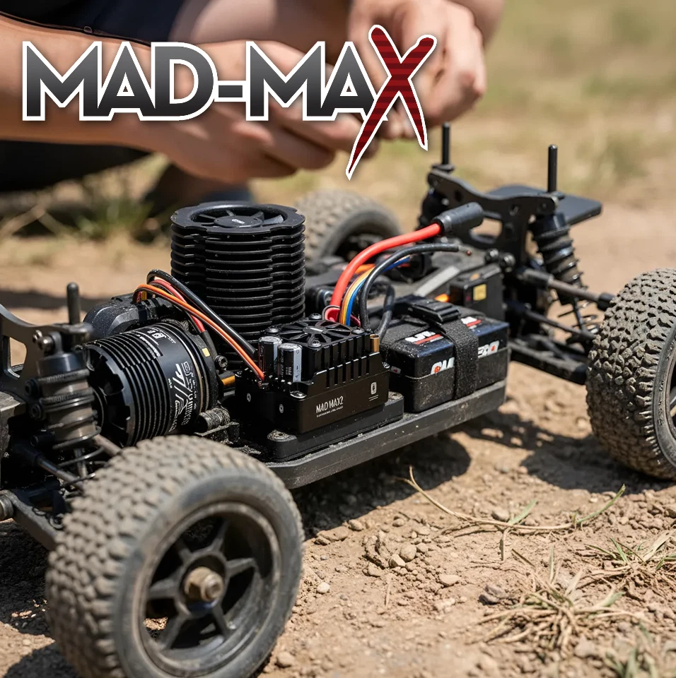 MADMAX-2 SENSORED 32-BIT ESC 2-4S LiPo RC 1/10 Car Brushles (*NO TARIFFS TO USA) - Image 3 of 4