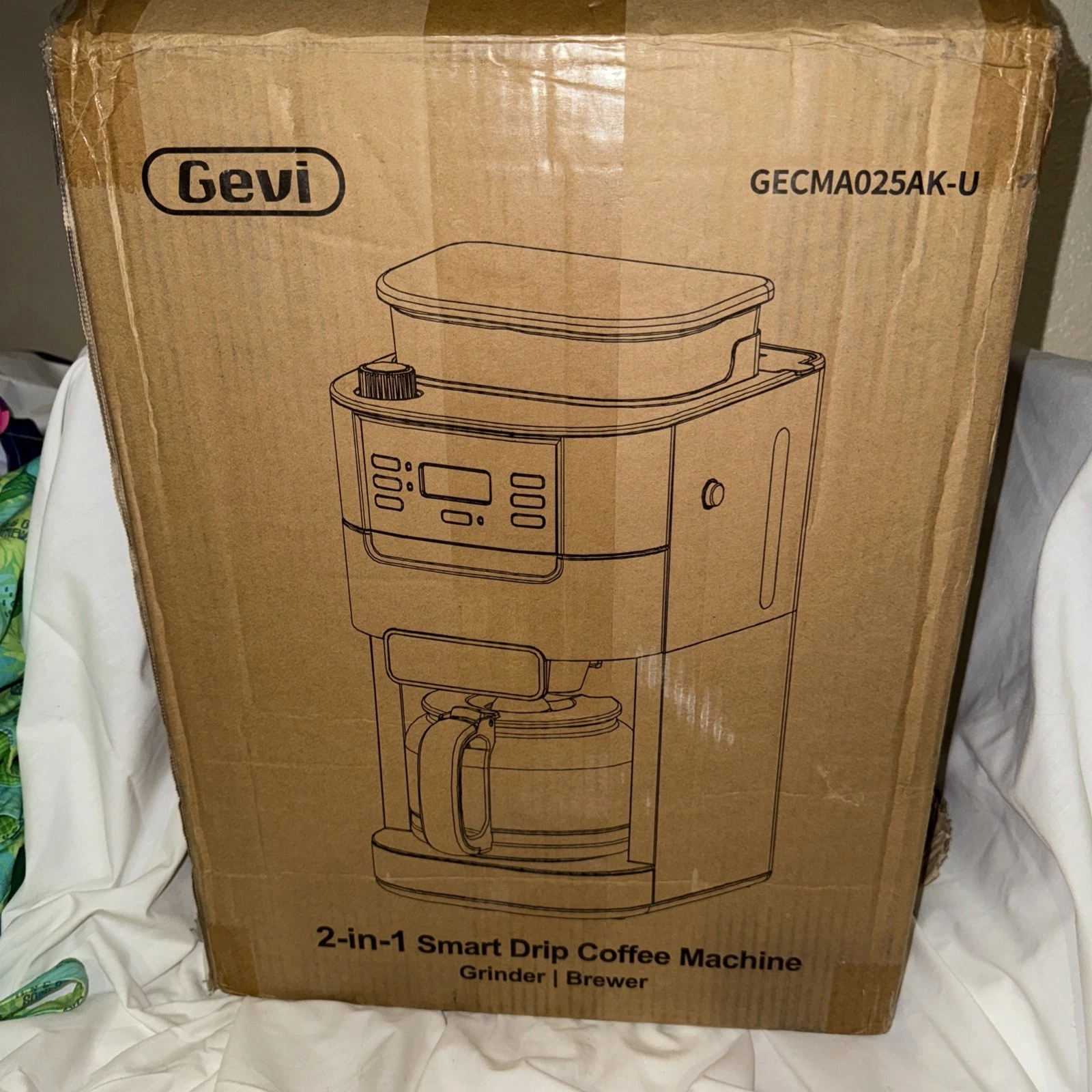Gevi 2-in1 Smart Drip Coffee Maker , Programmable Grind & Brew GECMA025AK-U
Opens in a new window or