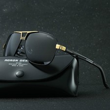 Aluminum HD Polarized Photochromic Sunglasses Men UV400 Chameleon Pilot Glasses