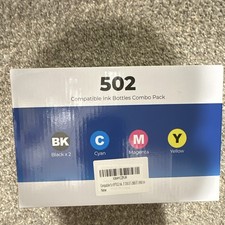 502 Compatible Refill Ink Bottle Set BK x2 C M Y for Epson ET-2700/2750