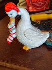 Vintage Ceramic Christmas Duck 3.5 In — photo 1