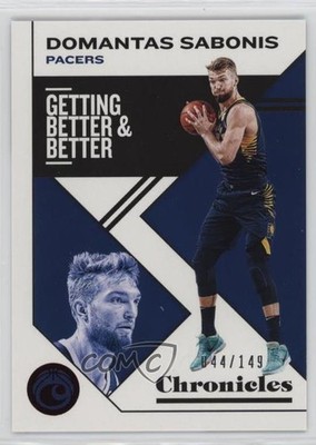 2019-20 Panini Chronicles Red 44/149 Domantas Sabonis #41 1g4r