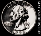 1959 Silver Washington Quarter - Choice Gem Proof  Lustrous  No Reserve #L3924