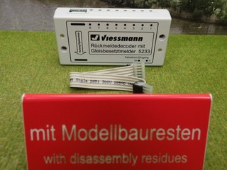 Viessmann 5233 decodificador de retroalimentación con detector de ocupación de vías (RQ) G1238