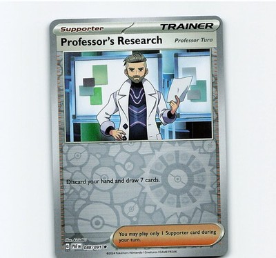 Professor's Research - Rare SV: Paldean Fates 088/091 NM