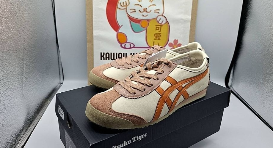 Onitsuka Tiger MEXICO 66 BIRCH/RUST ORANGE 1183C102 204 UNISEX NEW