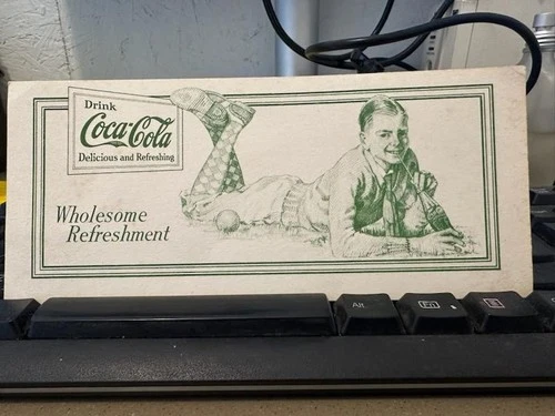 Vintage Advertising Ink Blotter Early 1900s Coca Cola Coke