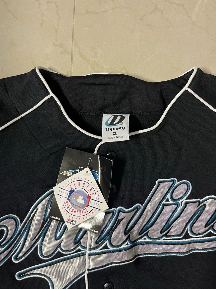 Винтажная мужская футболка Florida Miami Marlins размер XL Mike Lowell No19 - Изображение 3 из 4