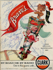 ROBERTO CLEMENTE Auto Autograph 1958 Milwaukee Braves PIRATES JSA Certified