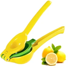 The HomeFlow Co.’s 2-in-1 Large Manual Juicer Fruit Press Heavy Duty Handheld