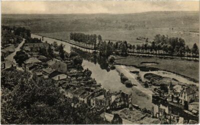 AK Dun-sur-Meuse - Dun an der Maas - Dun mit Maastal - Ansicht (1036685)