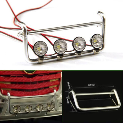 LED Metal Searchlight for 1/14 Tamiya RC Truck Dump Truck Scania BENS MAN