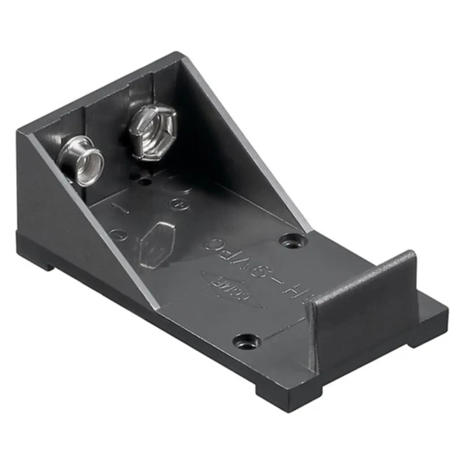 portabatteria per 1 batteria 9 volt collegamento saldare box contenitore