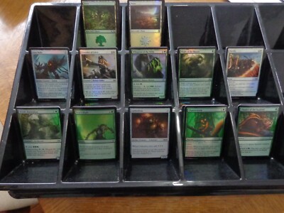 ALL FOIL*Magic the Gathering Green/White Token Casual pauper deck