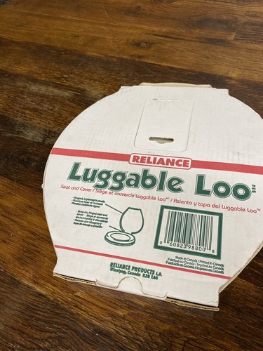 Reliance Luggable Loo Portable seat fits 5 Gal buckets PREPPER CAMPER NEW 9880 - Picture 4 of 5