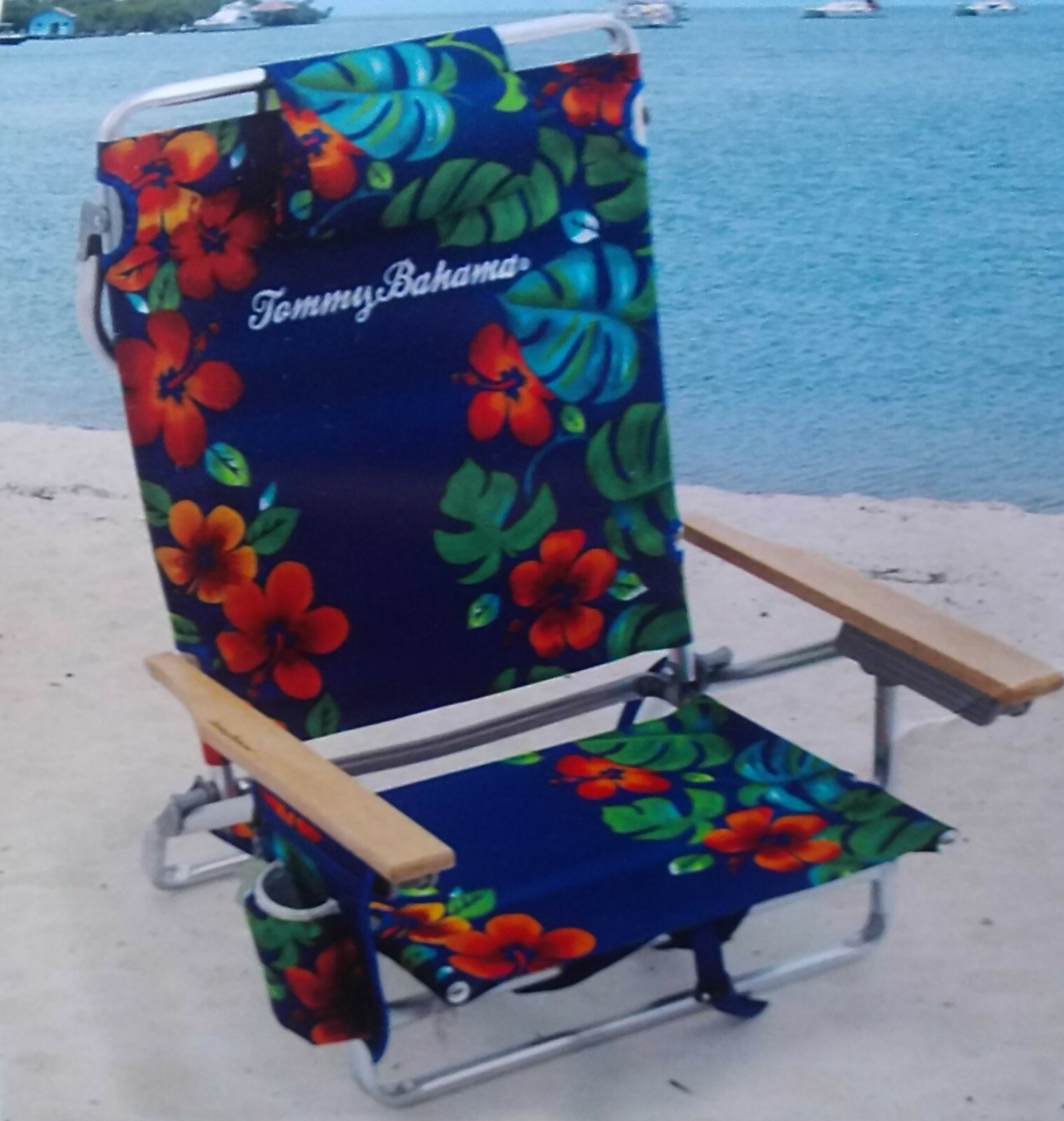 tommy bahama classic 5 position backpack chair