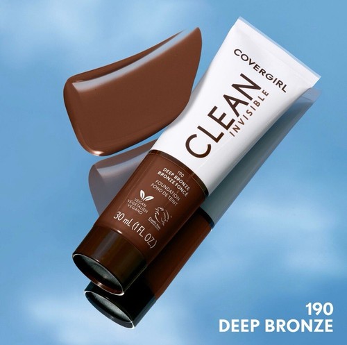 CoverGirl Clean Invisible Liquid Foundation - 190 Deep Bronze - 1 Fl. Oz. - Picture 3 of 9