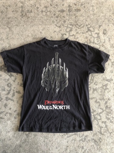 Medium T-Shirt Lord of the Rings War in the North.  Black Size Tee PROMO LOTR - Afbeelding 1 van 15