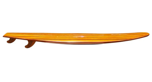 Cedar Wooden Surfboard 9' Long Board Hollow Epoxy Fiberglass Surfing Tri Fin New - Picture 6 of 12