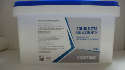  2,59kg /10 kg Eurotrends Rollkleister für Vliestapeten f.50 qm gebrauchsfertig
