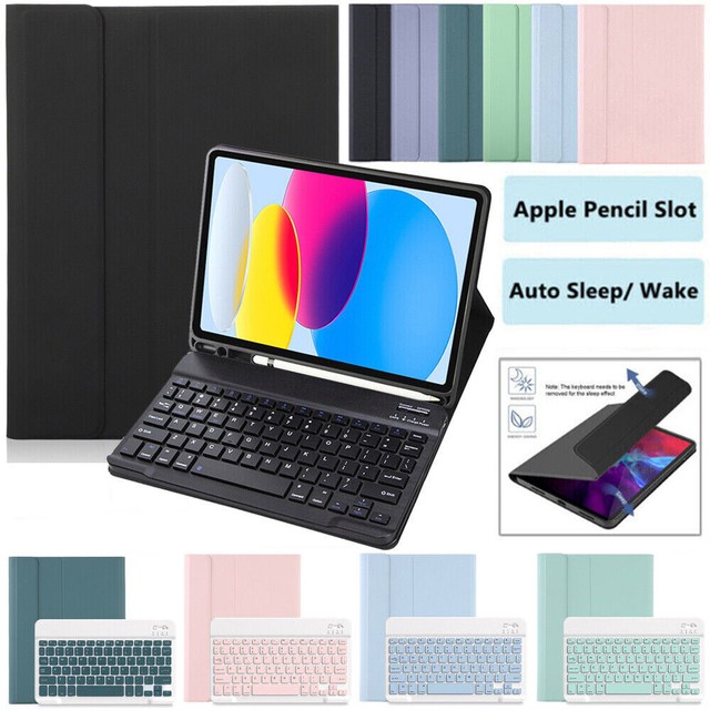 Smart Case With Bluetooth Keyboard Cover For iPad 10th 9th 8th 7th Gen Air 4 5th Smart Case With Bluetooth Keyboard Cover For iPad 10th 9th 8th 7th Gen Air 4 5th