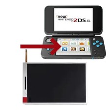 Original Replacement Lower Bottom LCD Screen Display for New Nintendo 2DSXL