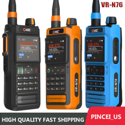VR-N76 Portable Handheld Walkie Talkie UV Dualband IP67 Waterproof Outdoor Radio