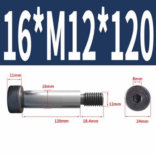 Shoulder Screws Allen Bolt Thread Socket Head High Tensile 12.9 M5 M6- M16 Steel - Picture 143 of 166