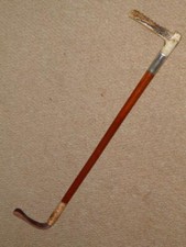 WW1 Military Pres To  MAJOR MORGAN By Remount Tidworth Cavalry Hunting Whip,