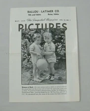 1938 BALLOU - LATIMER SNAPSHOT MAGAZINE VOL IV NO 2 PICTURES