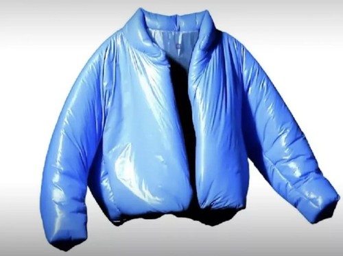 yeezy jacket blue