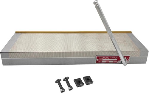 6" x 18" Fine Pole Magnetic Chuck Workholding Permanent with Accessories New - Picture 3 of 20