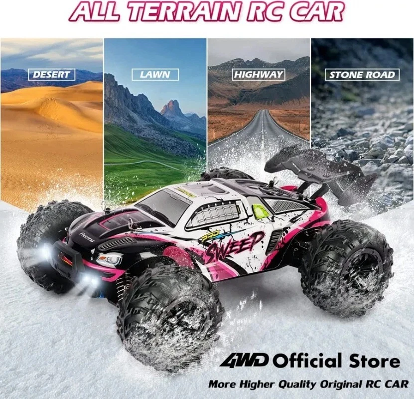 Hot New 4WD Remote Control Car Off Road High Speed Truck Brushless 50/80KM/H Toy - Image 3 of 4