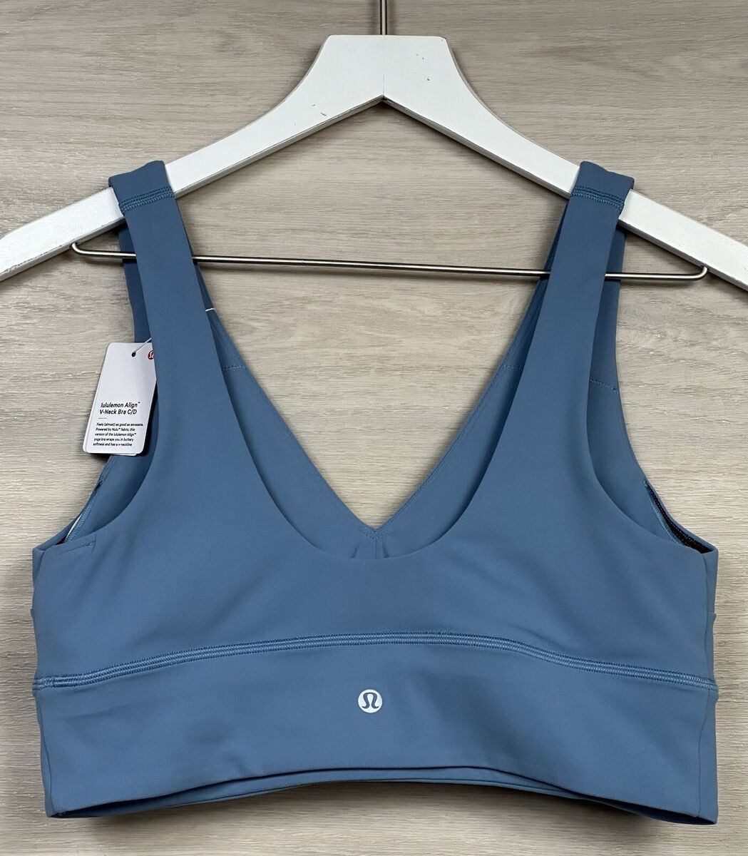 Lululemon Align V Neck Bra Light Support Size 12 C/D Cup Lululemon Align V Neck Bra Light Support Size 12 C/D Cup
