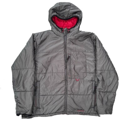 EDDIE BAUER EbTek Full Zip Jacket PrimaLoft Puffer Coat Men Size L 