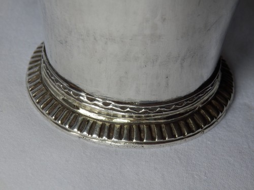 Rare Antique 18th Century Solid Silver Swedish Beaker Cup D Lundstrom - Picture 15 of 18