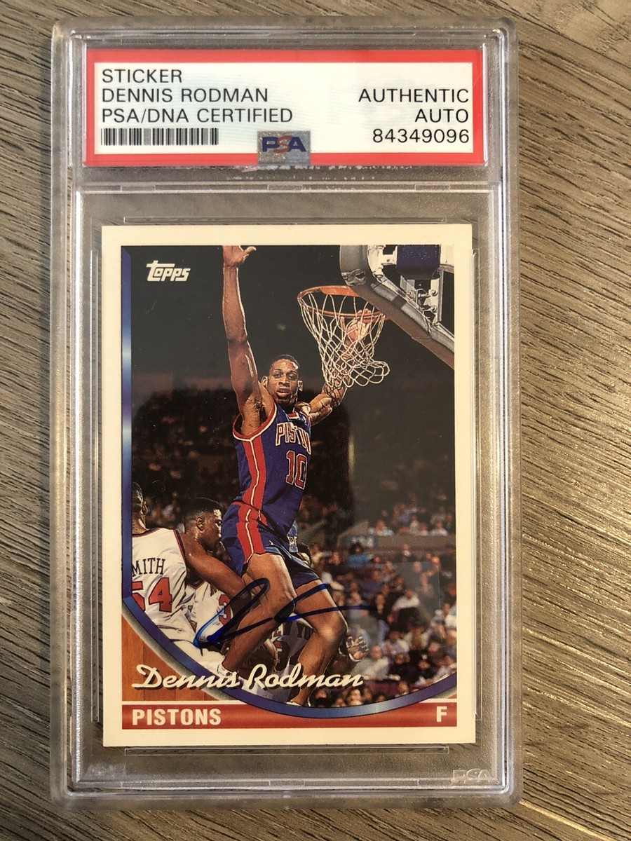 Dennis Rodman 1993-94 Topps #77 Detroit Pistons Basketball