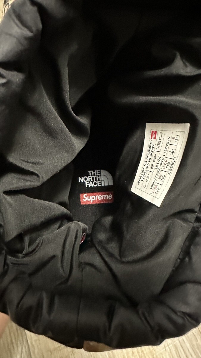 SUPREME THE NORTH FACE NUPTSE BOOTIE LEAVES Sz 8 FW 2016 | eBay