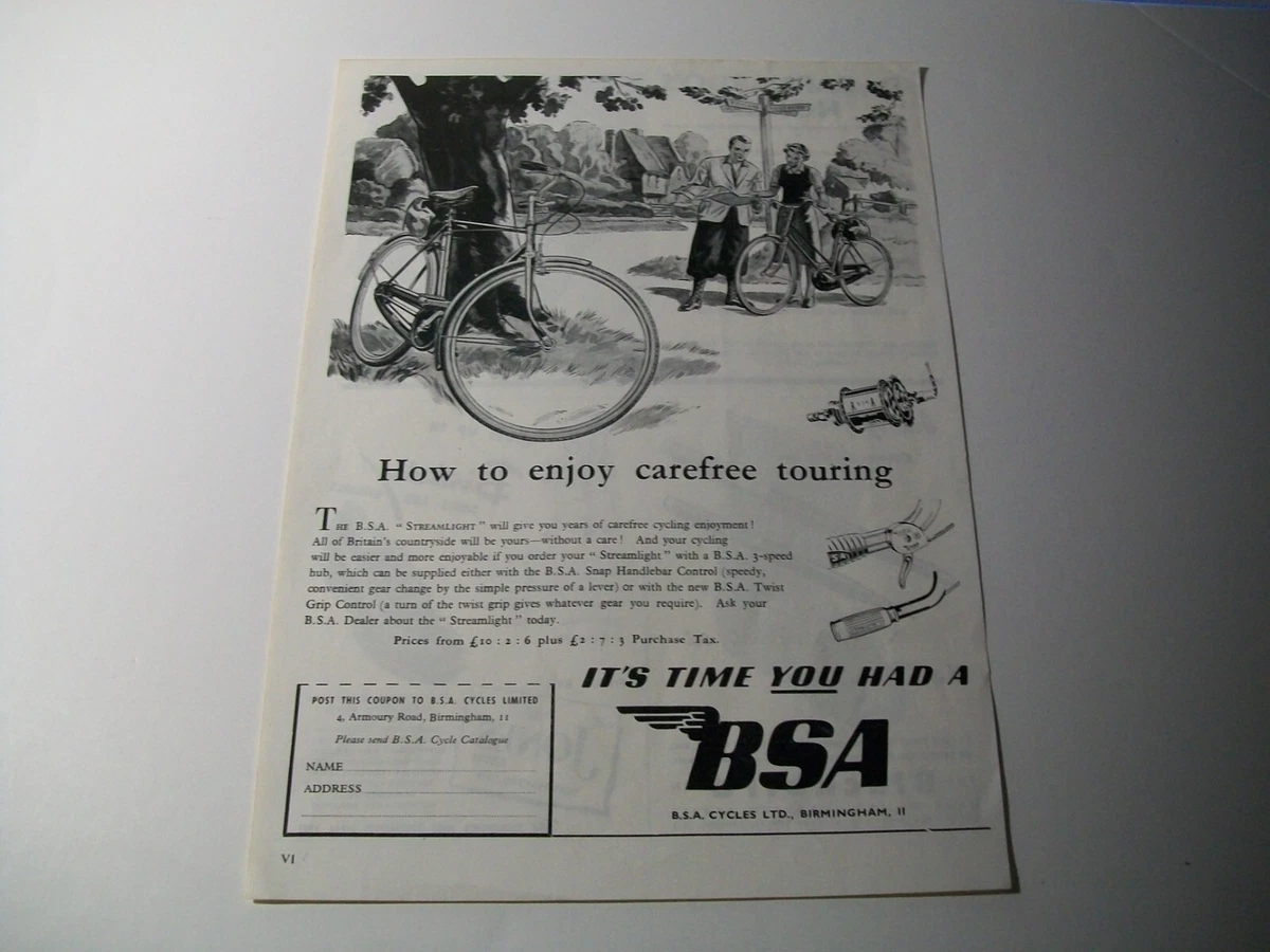 Bsa cycle hotsell bsa cycle