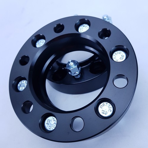 Black Wheel Spacer Adapter 50.8mm 2" 6x139.7 CB 106 for Toyota Hilux 4WD - Picture 2 of 4