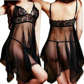 Lot Women Sexy Lingerie Dress G-string Underwear Babydoll Sleepwear -r