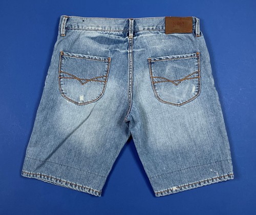 Alcott shorts bermuda uomo usato W36 tg 50 denim blu wear man boyfriend T8501 - Foto 4 di 12