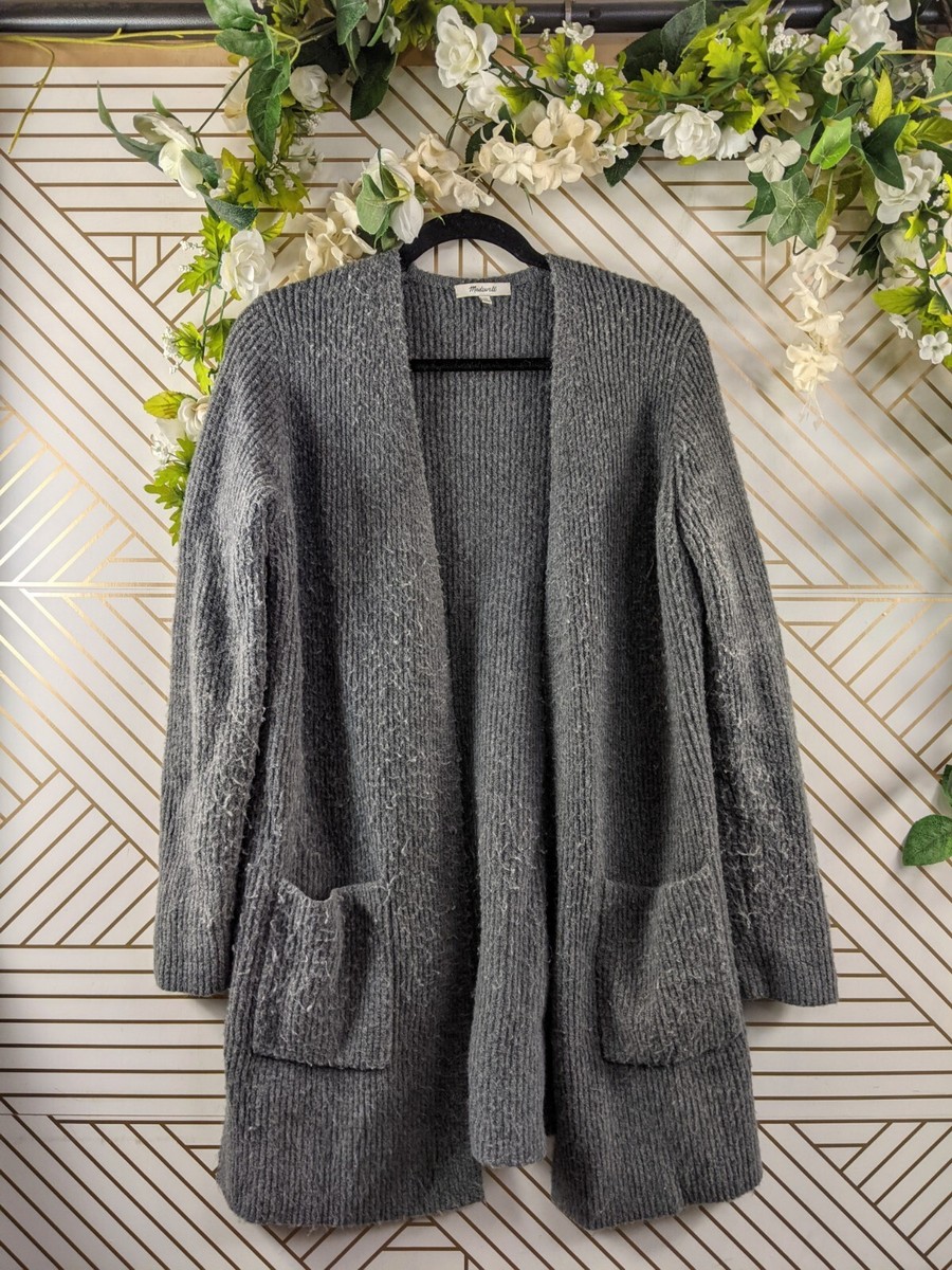 Madewell Backstage Long Cardigan Sweater Wool Alpaca Cozy XS